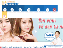 Tablet Screenshot of phauthuatthammyhanquoc.com